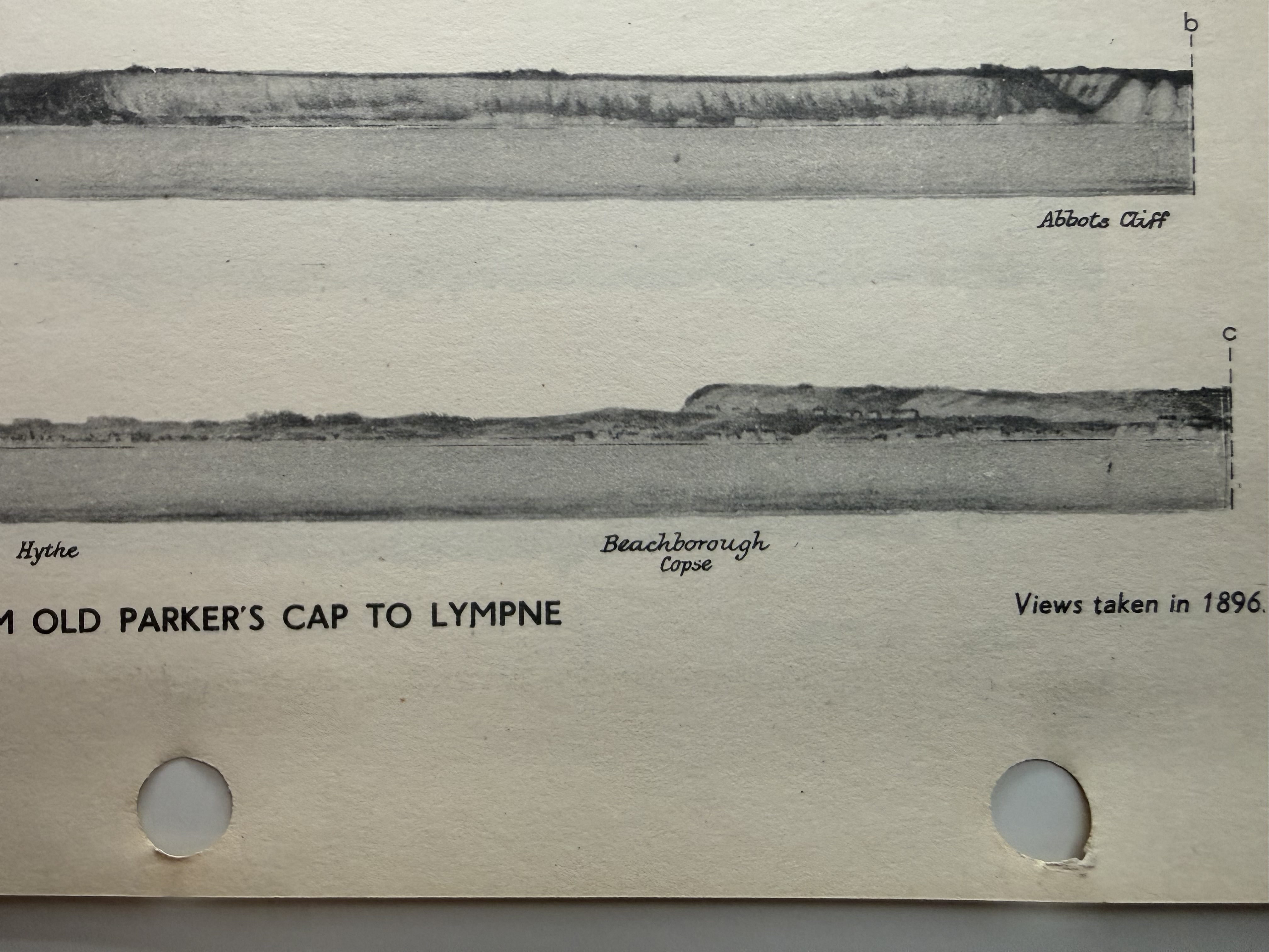 Dungeness to Lympne Coast Profile (1943) Zoomed